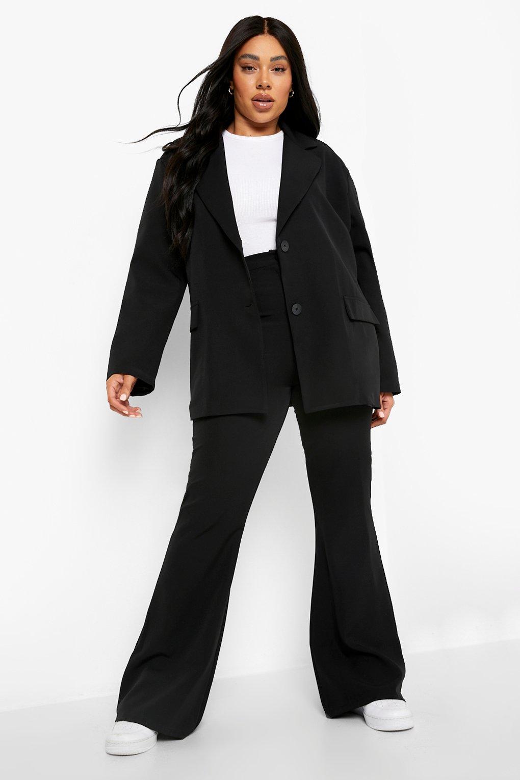 slim trouser suit womens